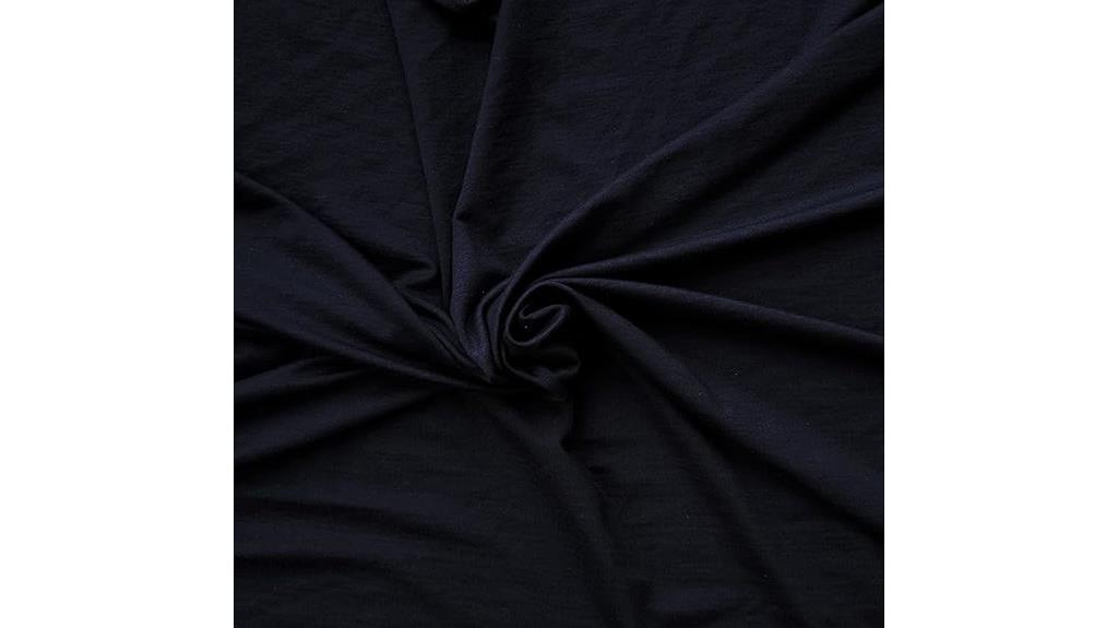 navy lyocell tencel jersey