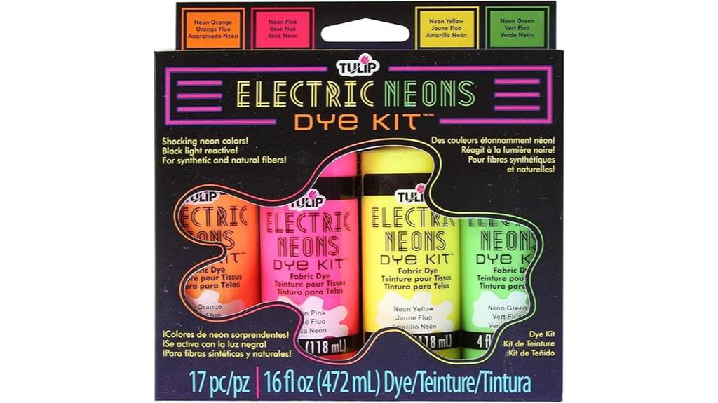 neon fabric dye kit