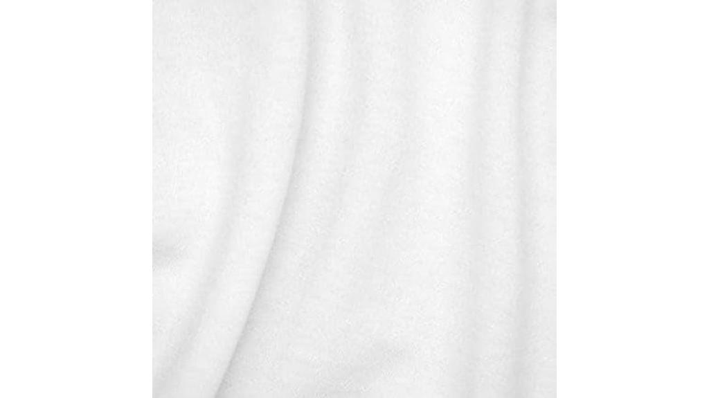 organic white jersey fabric