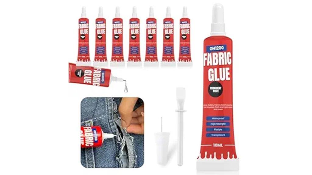 permanent fabric glue pack
