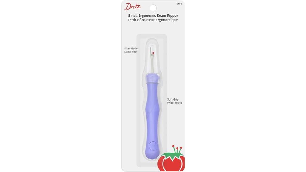 purple ergonomic seam ripper