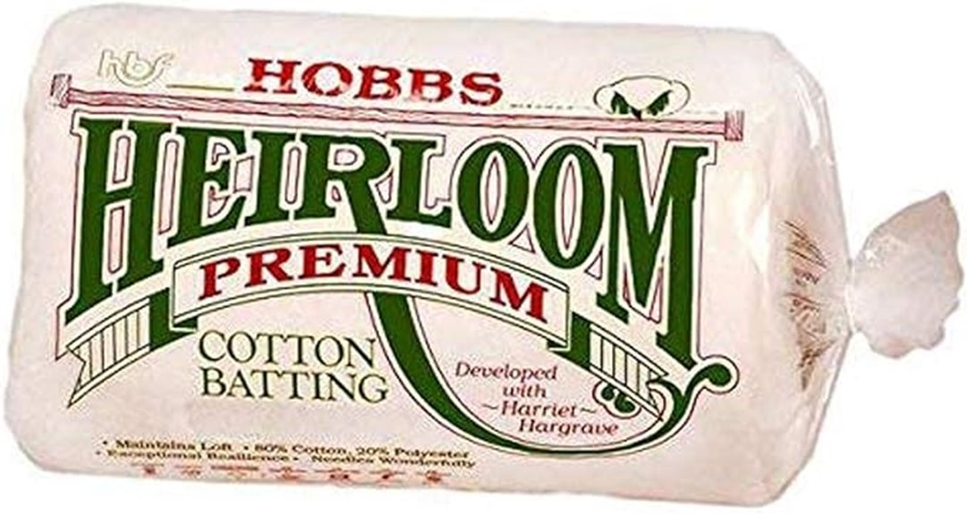 queen size cotton poly heirloom