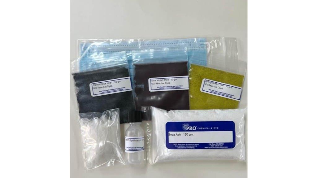 reactive dye sampling kit