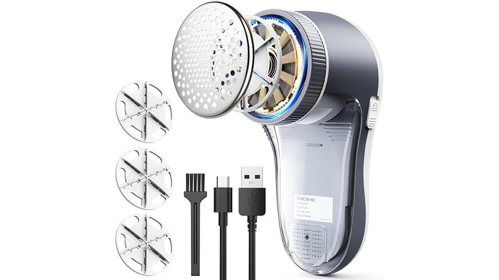 rechargeable fabric lint remover