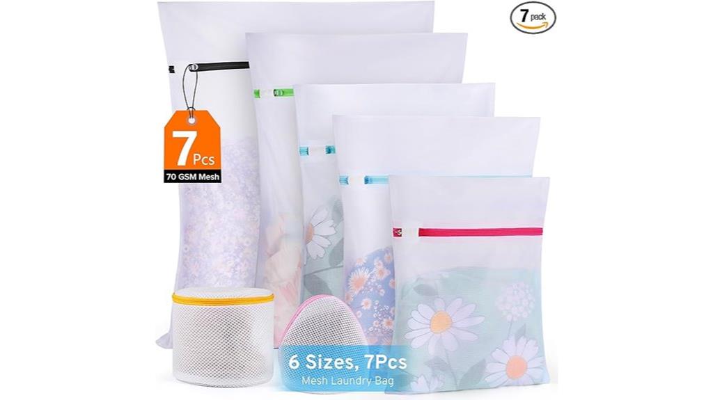 seven mesh laundry bags