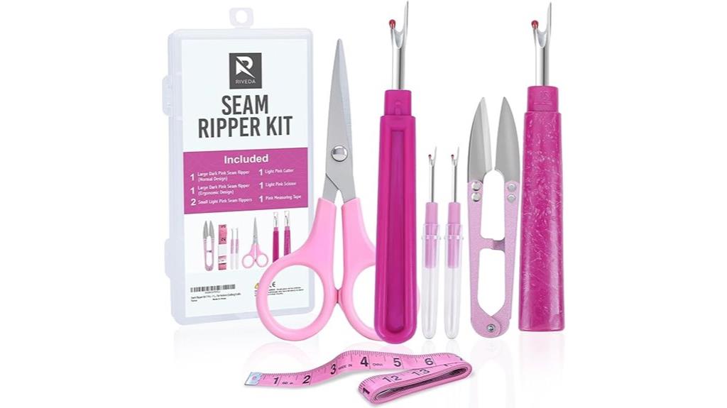 seven piece sewing kit
