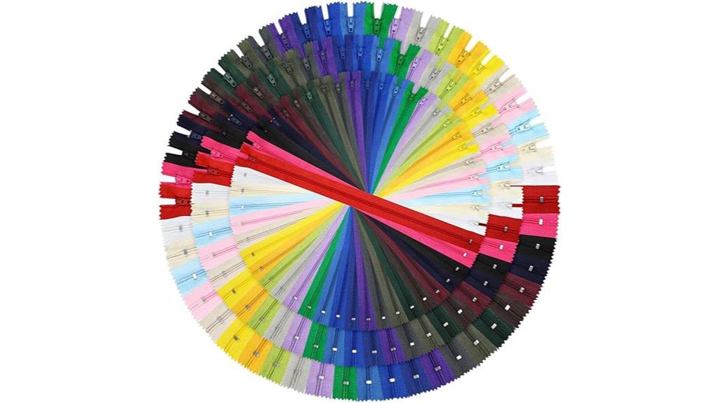 seventy two zipper sewing kit