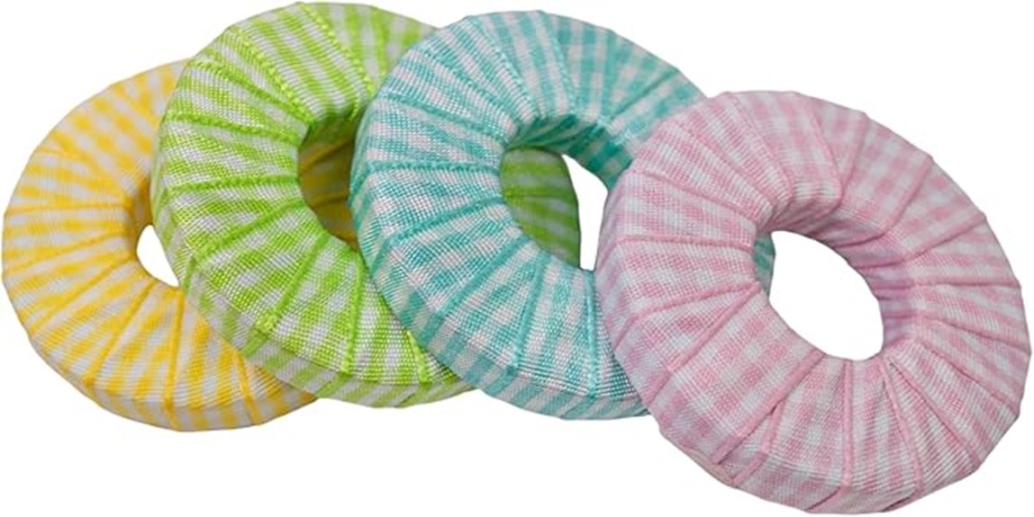 sewing pattern fabric paperweights