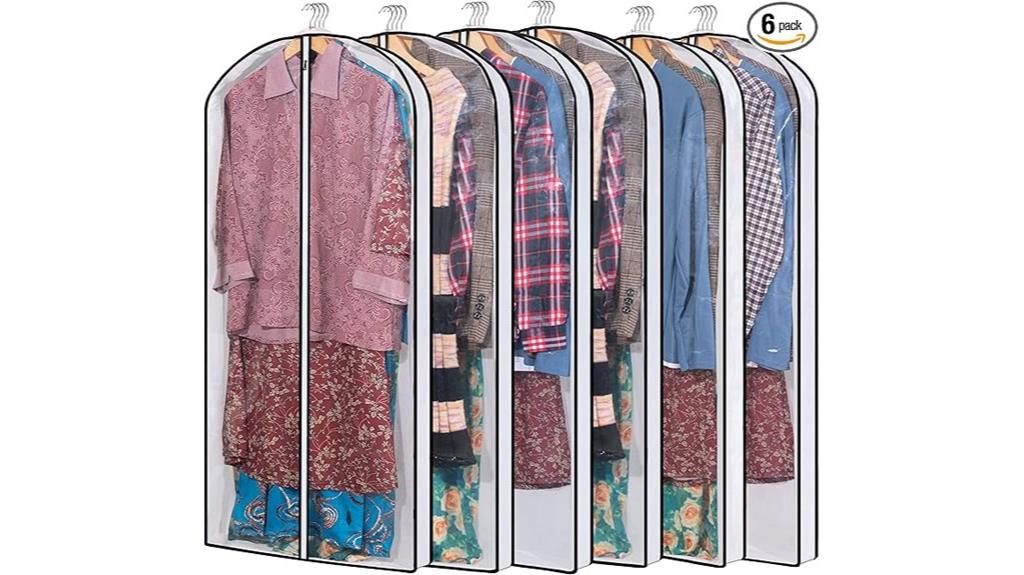six garment cover sets