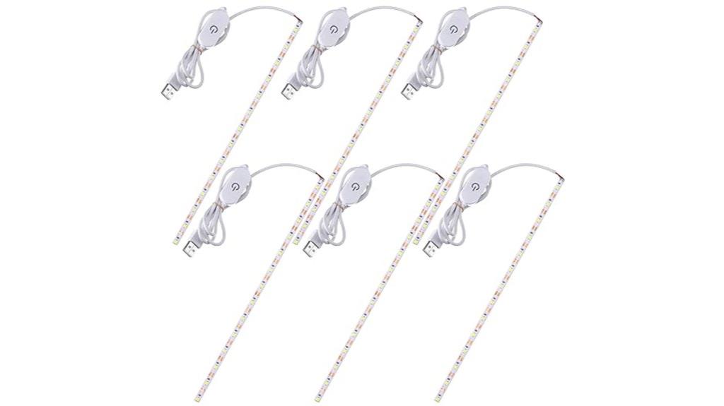 six pack sewing light strips