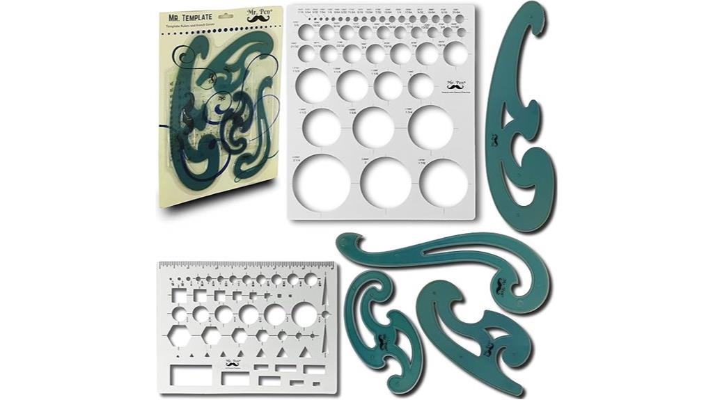 six piece drawing set