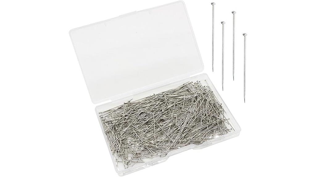 stainless steel sewing pins