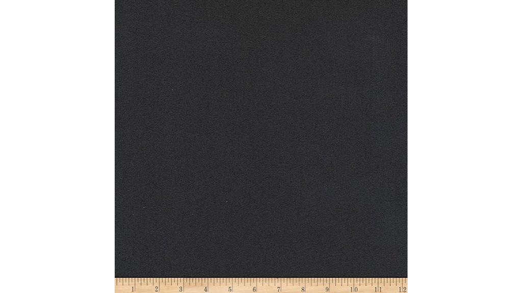 sunbrella black outdoor fabric