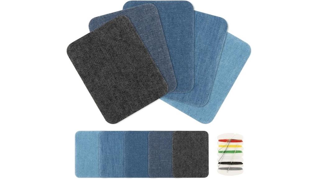 ten denim iron patches