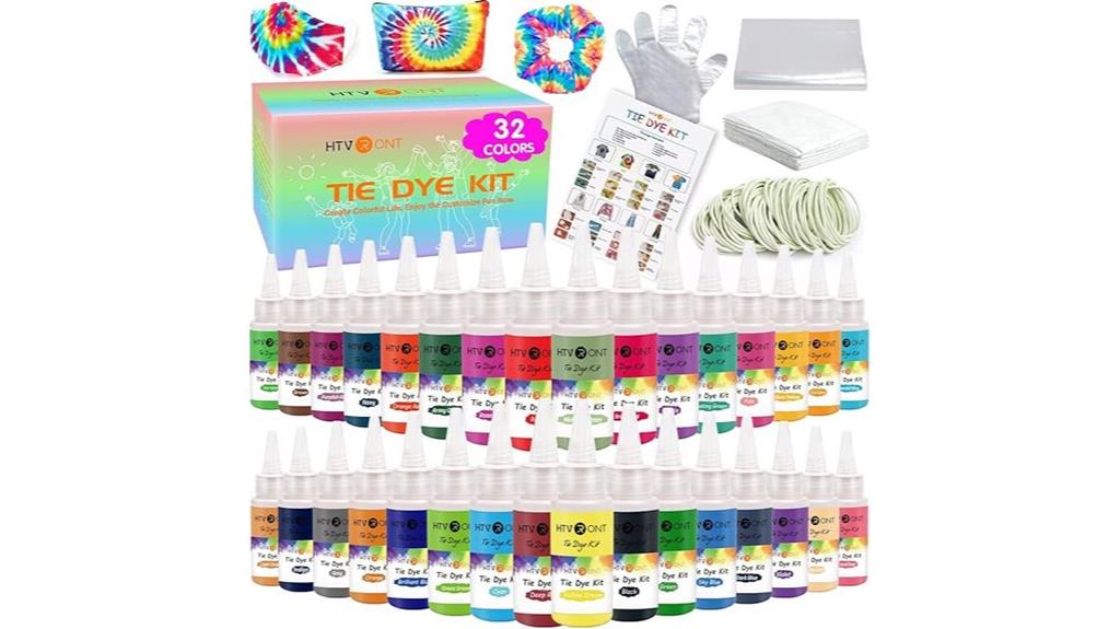 tie dye kit with 32 colors