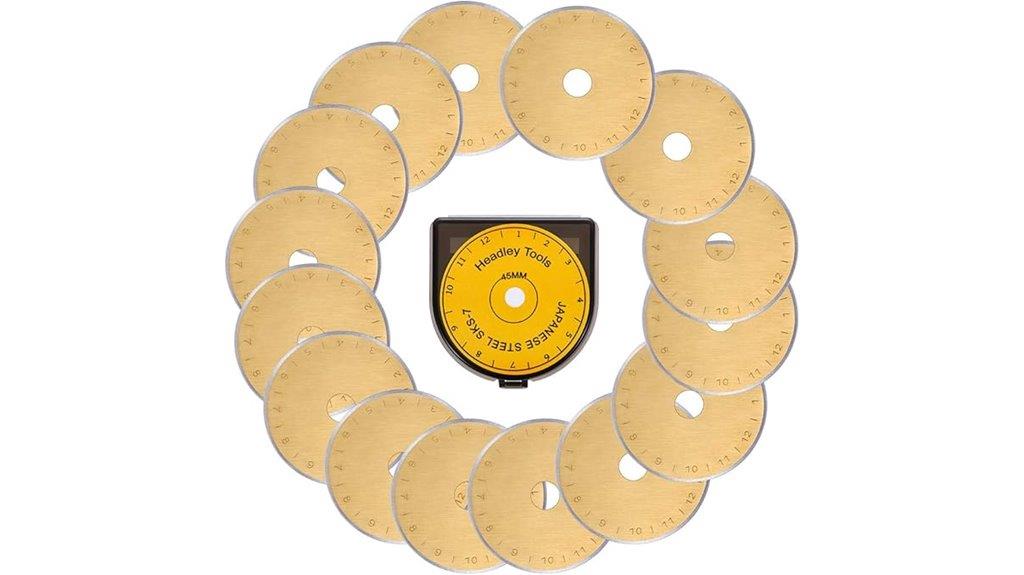 titanium coated rotary blades
