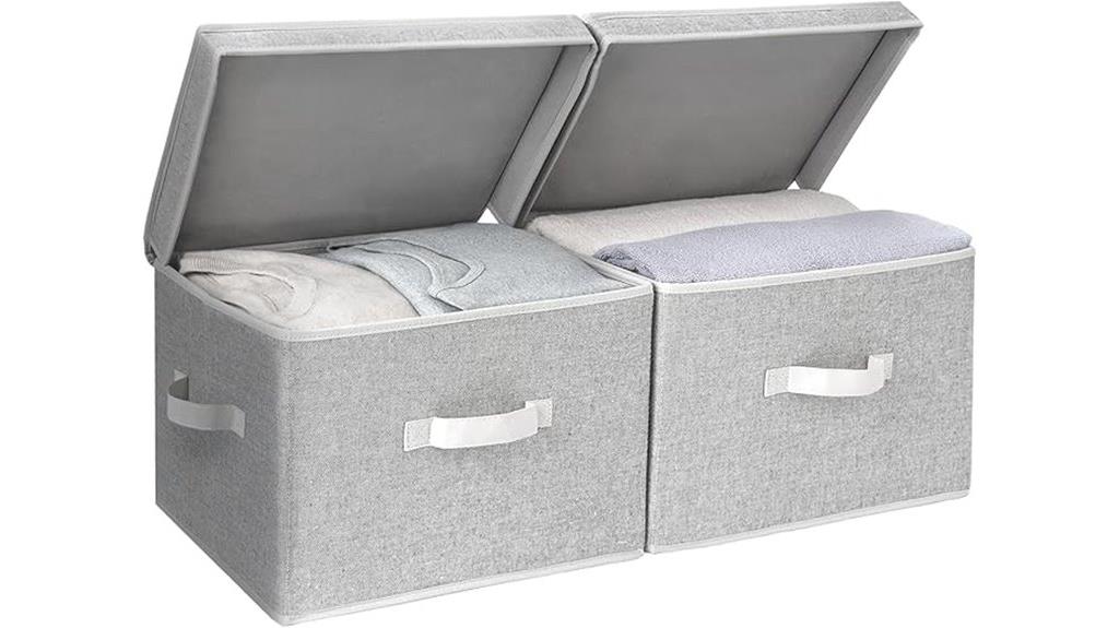 two pack storage bins