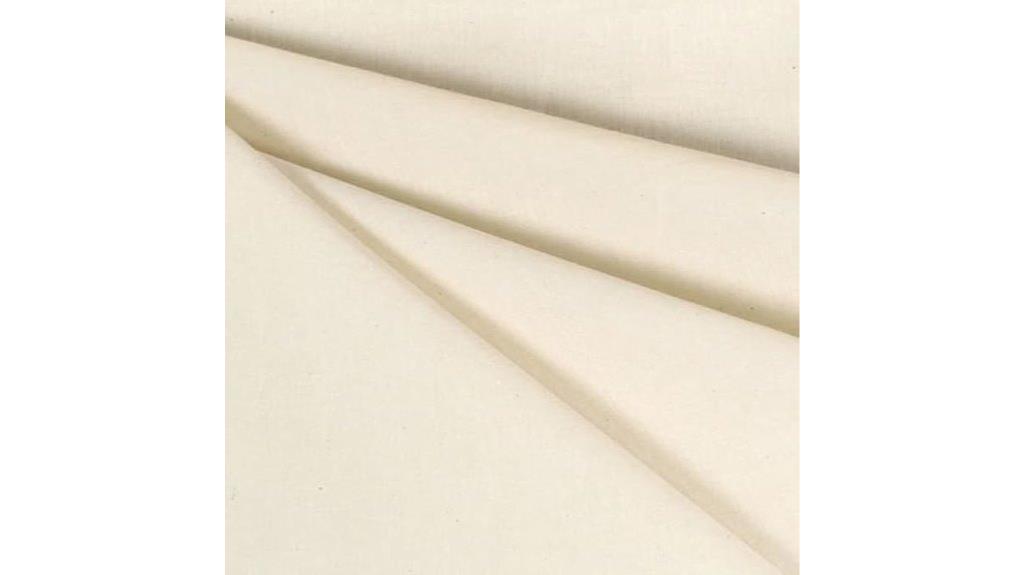 unbleached cotton muslin fabric