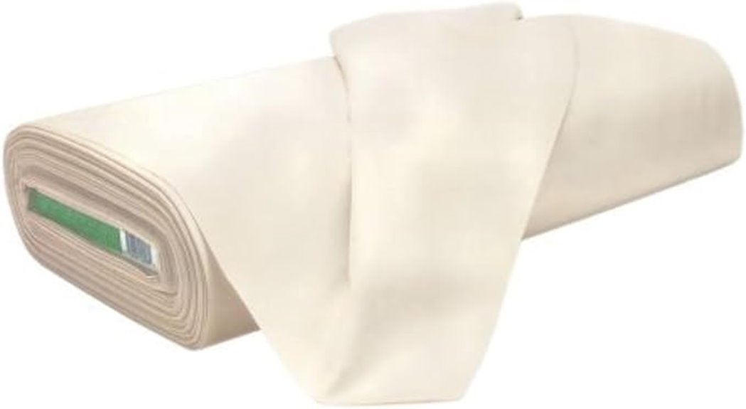 unbleached muslin fabric roll