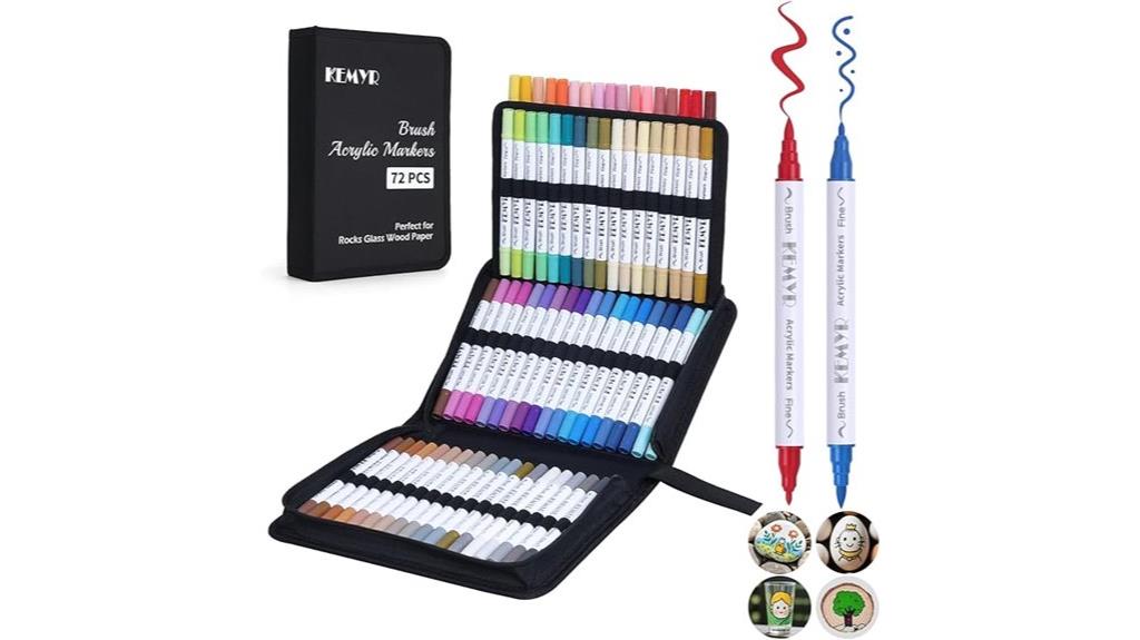 vibrant art supply set