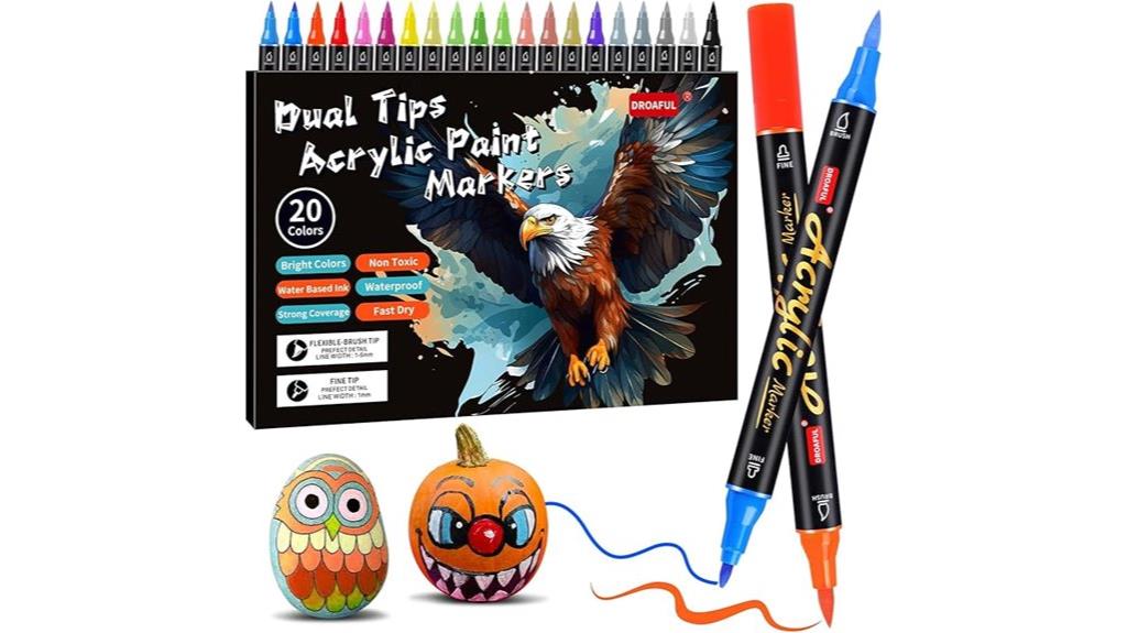 vivid waterproof acrylic markers