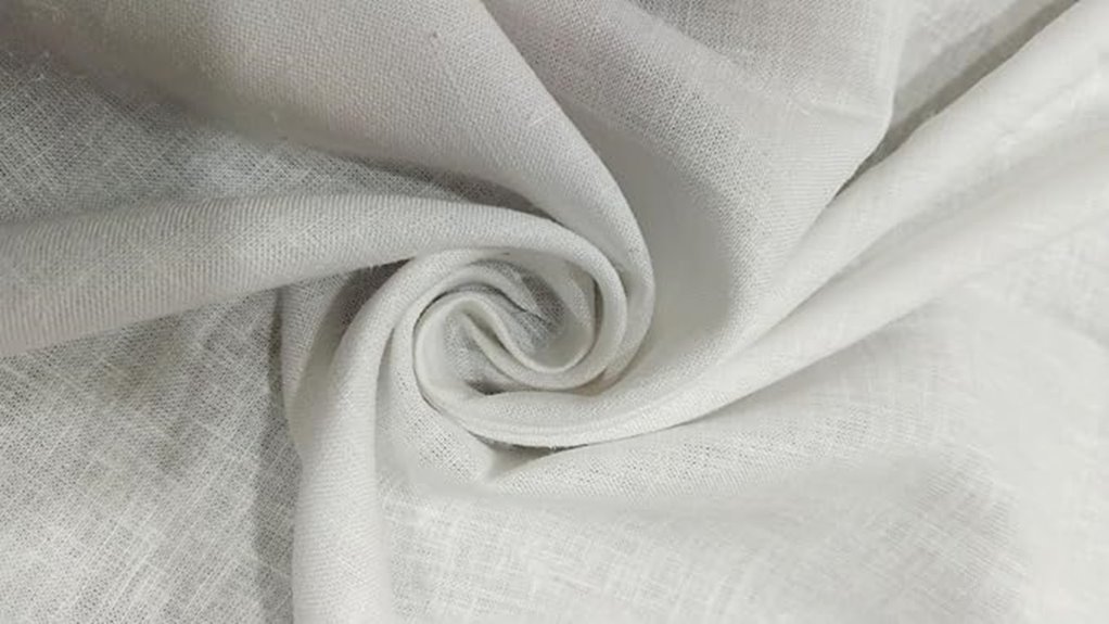 white 58 inch hemp fabric