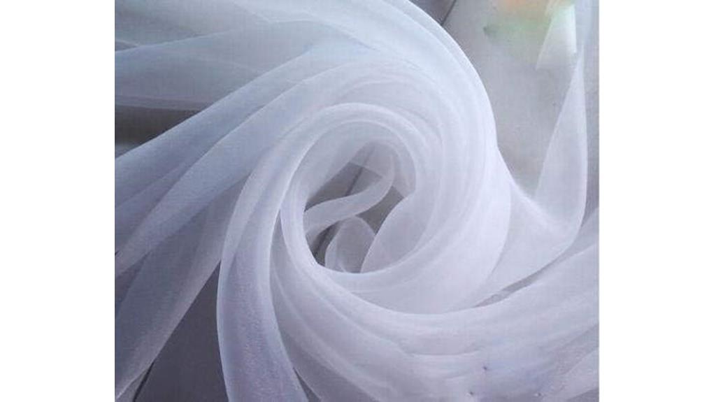 wide sheer chiffon fabric