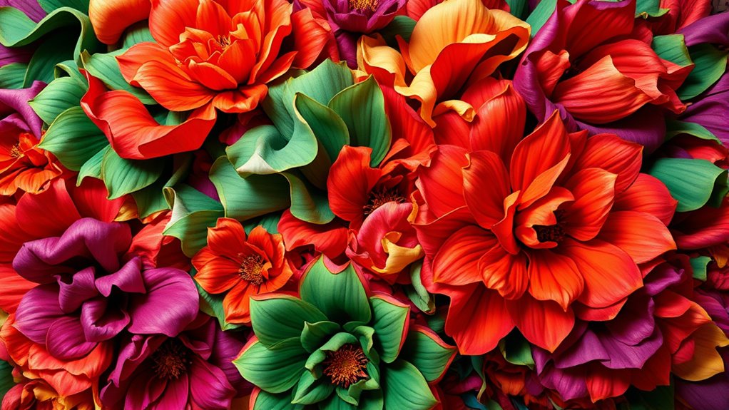 bold floral geometric experimentation