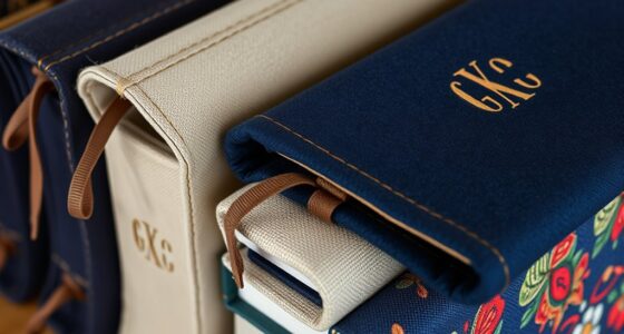 custom fabric book protectors