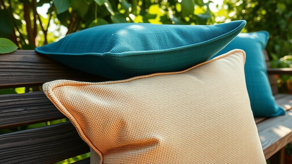 durable colorful outdoor cushions