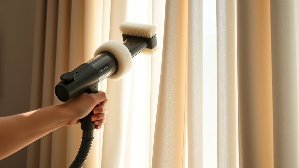 gentle curtain cleaning methods