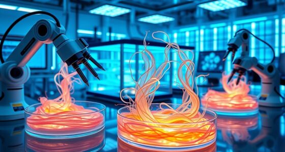 lab grown leather fibers