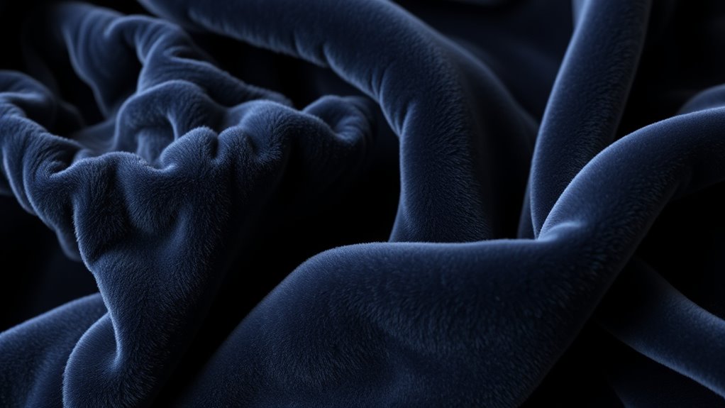 luxurious crushed panne stretch