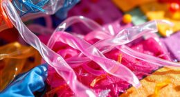 plastic transformed into fabric