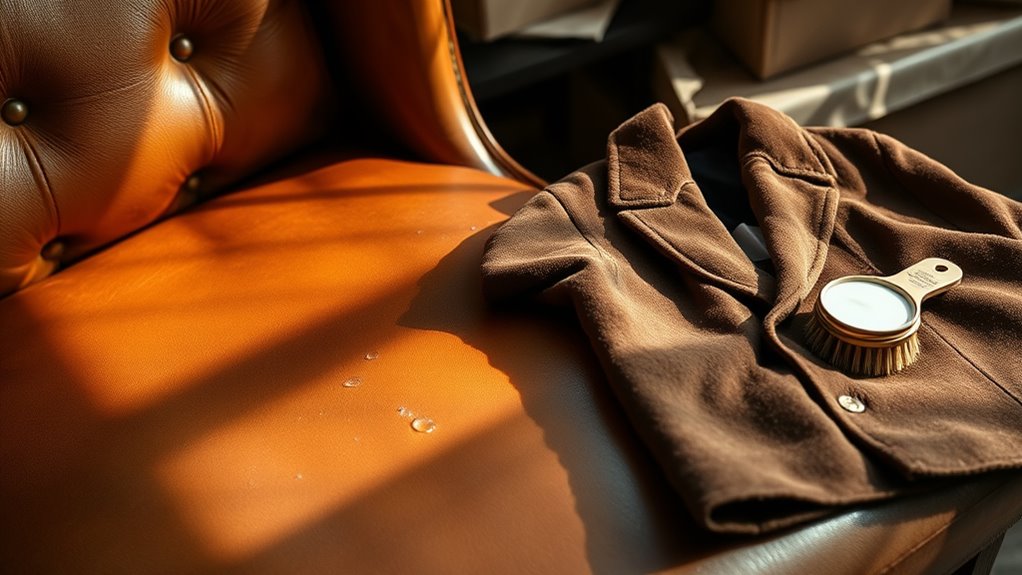 proper leather and suede care