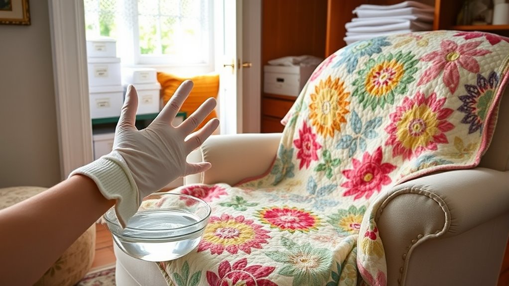 proper quilt washing and storage