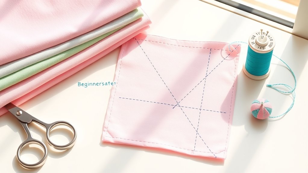 start with simple embroidery