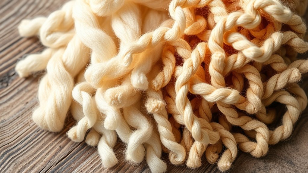 sustainable processed high quality wool