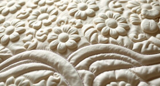 textured padded quilted fabrics