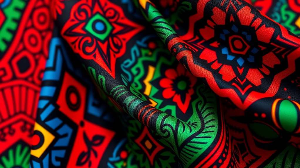 vibrant traditional textile designs