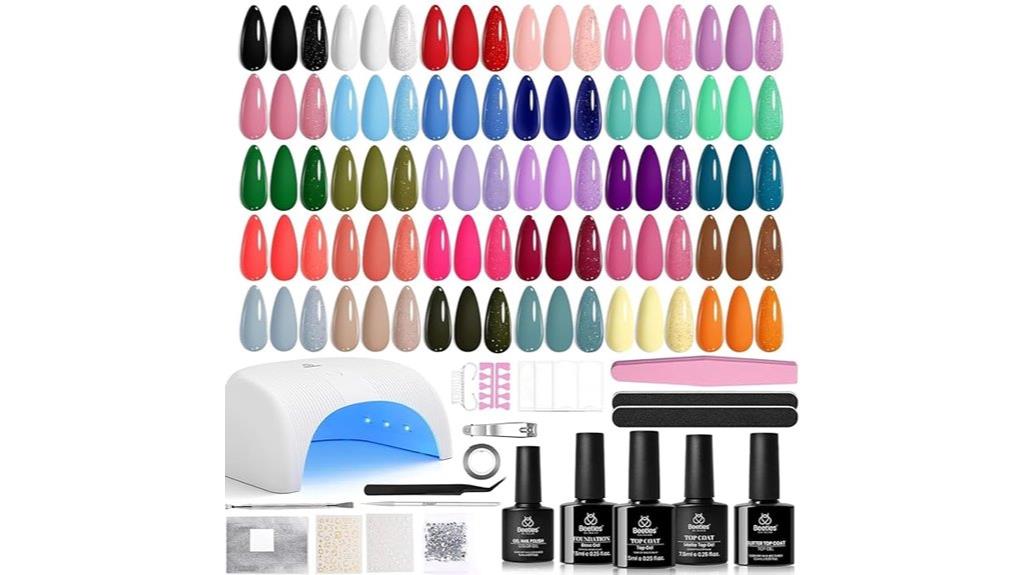 complete 54 piece nail kit