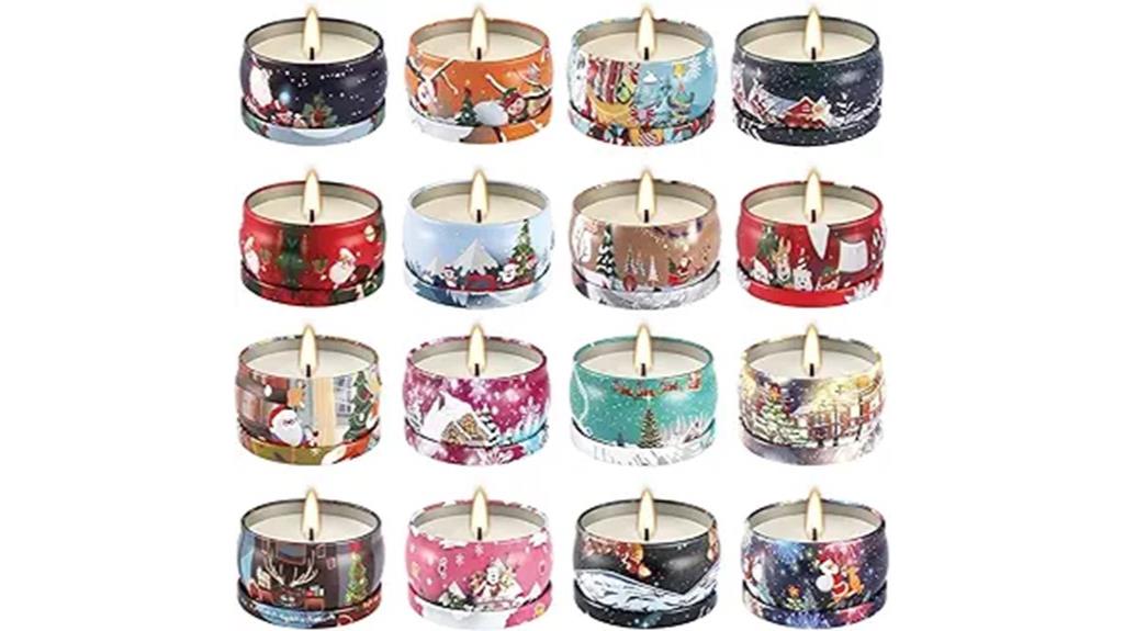 holiday fragrance candle set
