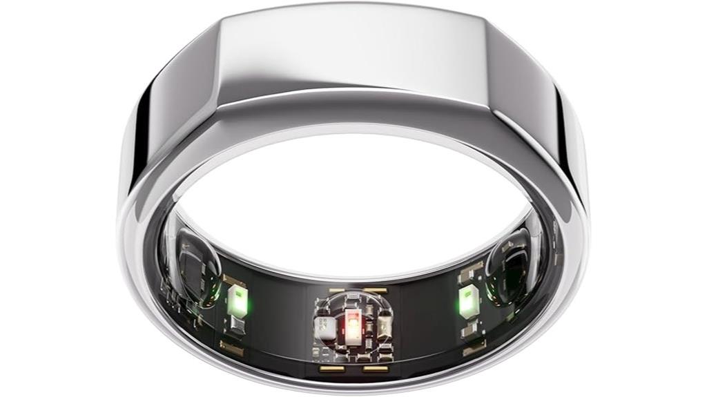 oura ring heritage silver