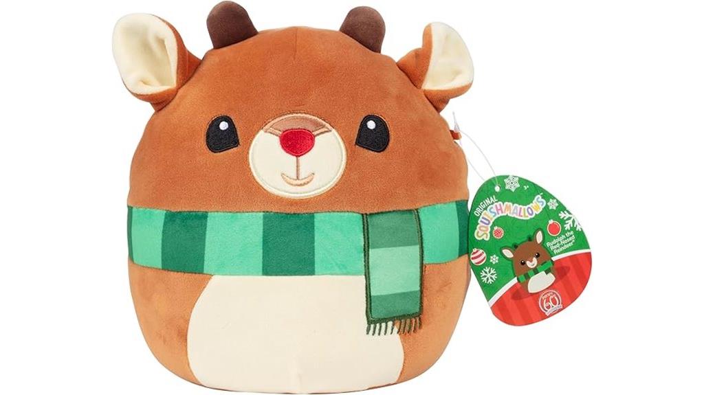rudolph squishmallow plush toy