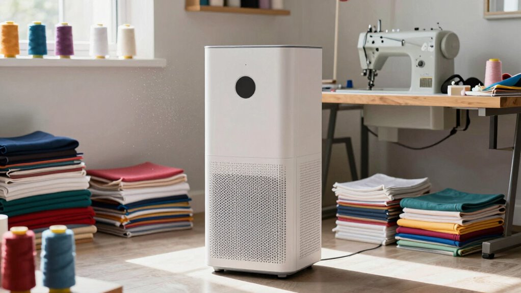 air quality for sewing rooms