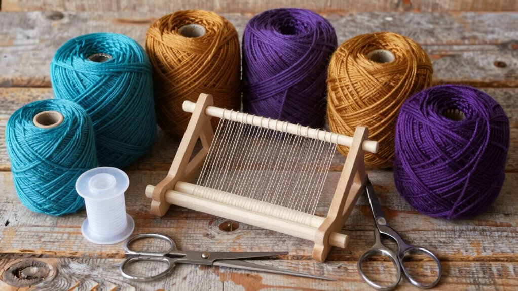 beginner weaving fiber techniques