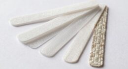 clear embroidery stabilizer guide