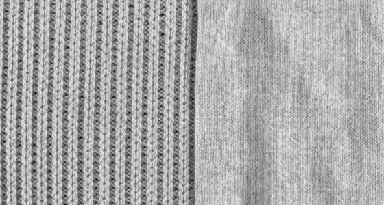 different knit fabric types