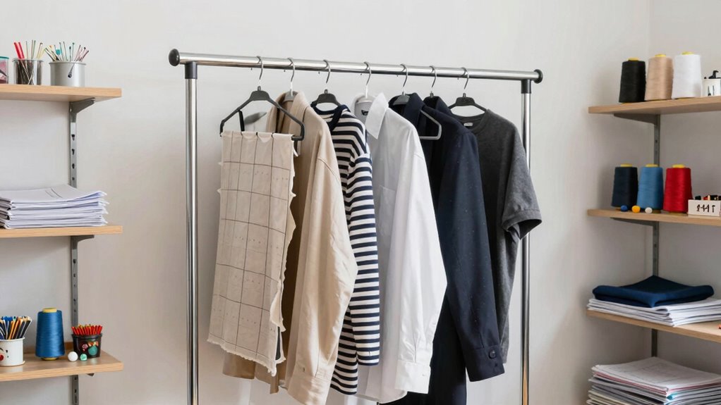 efficient space saving garment organization