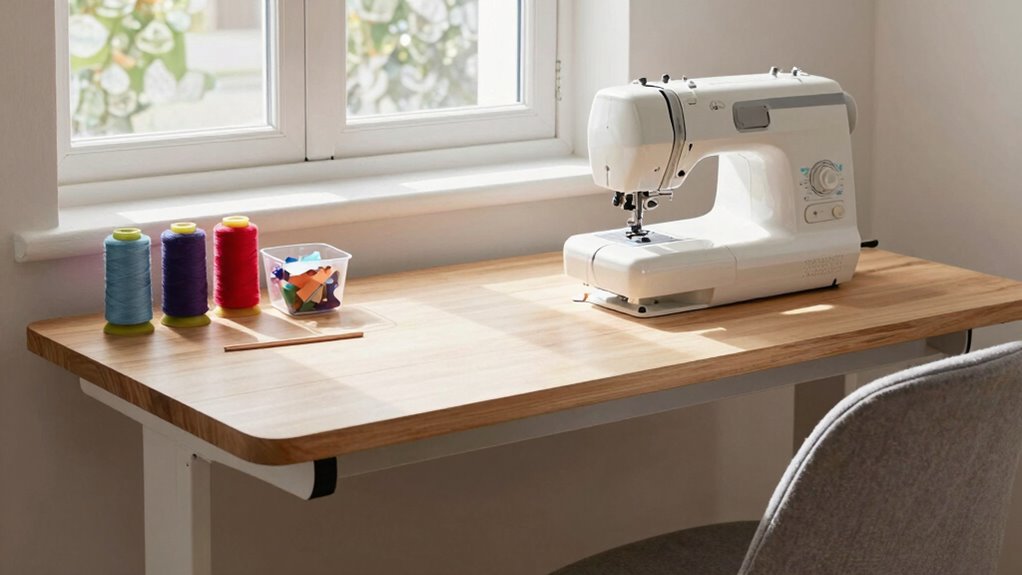 enhanced sewing workspace ergonomics